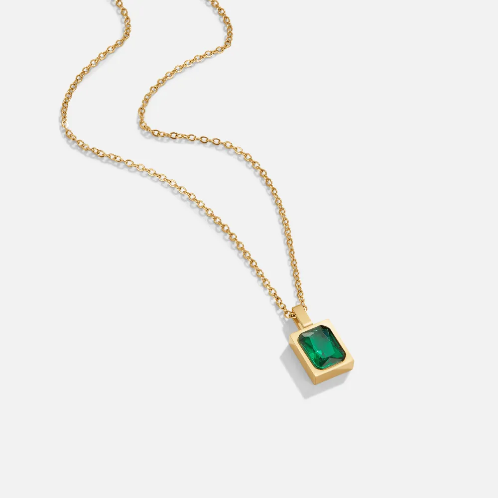 Plated Crystal Necklace