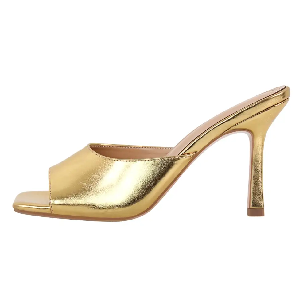 Square Toe Stiletto Mule Sandals