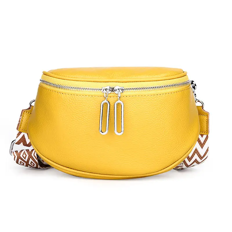 Leather Crossbody Chest Bag