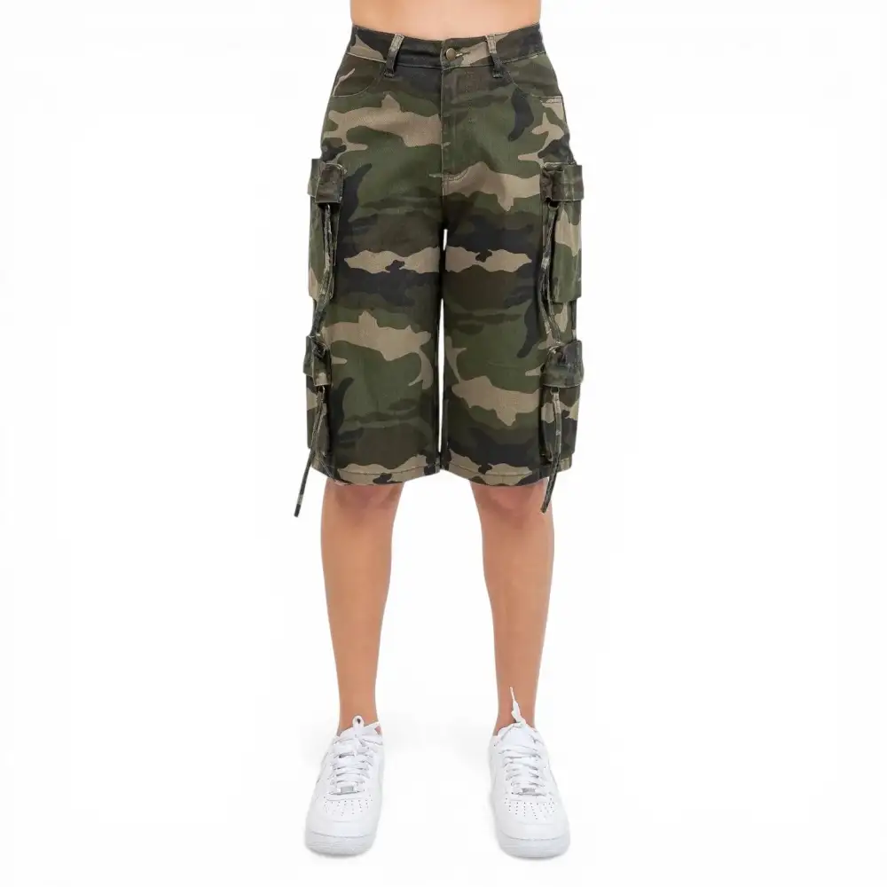 Women's Multi Pocket Camouflage Shorts
