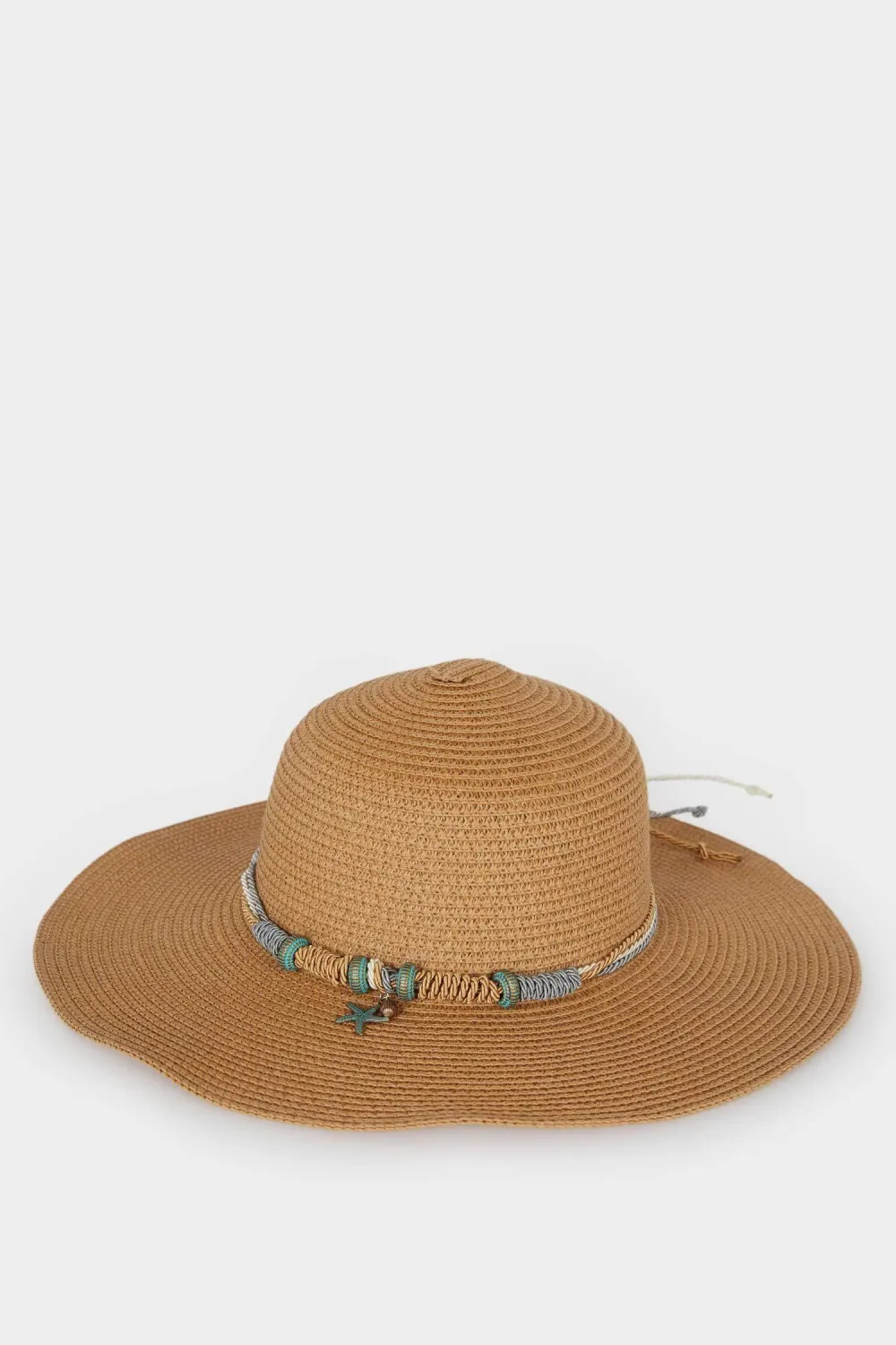 Colorful Woven Ribbon Hat