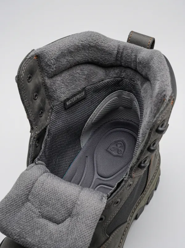 Protective-Look Tactical Leather-Look Men's Waterproof Work Boots