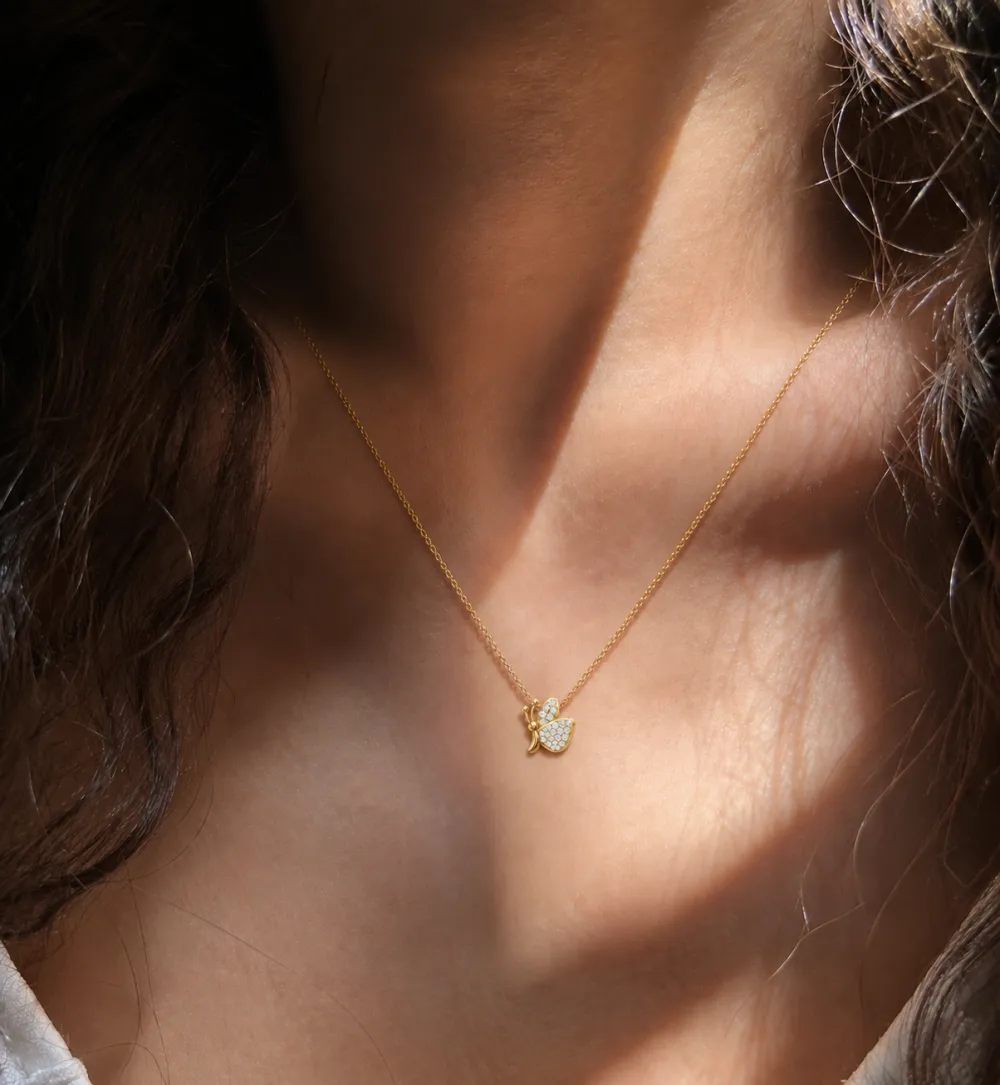 Dainty Butterfly Necklace