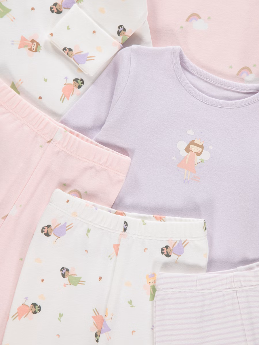 Pastel Fairy Pyjamas 3 Pack detail 1