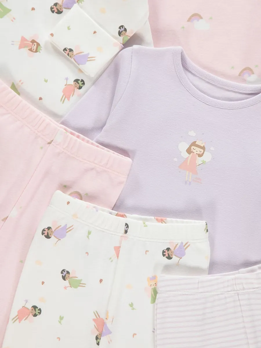 Pastel Fairy Pyjamas 3 Pack