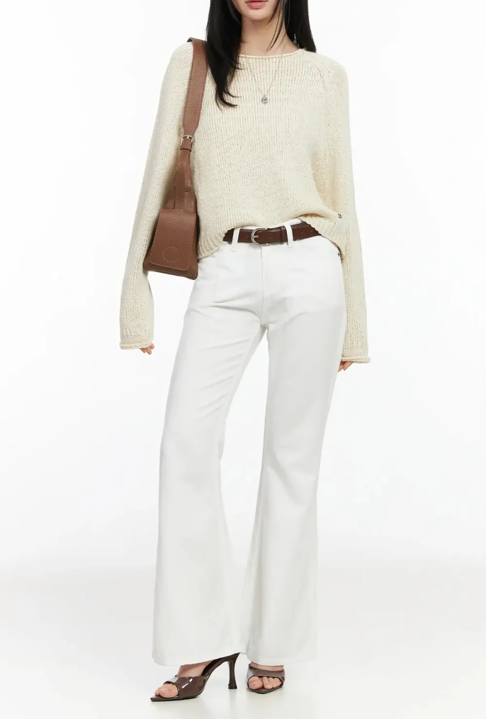 Relaxed Bootcut Cotton Pants