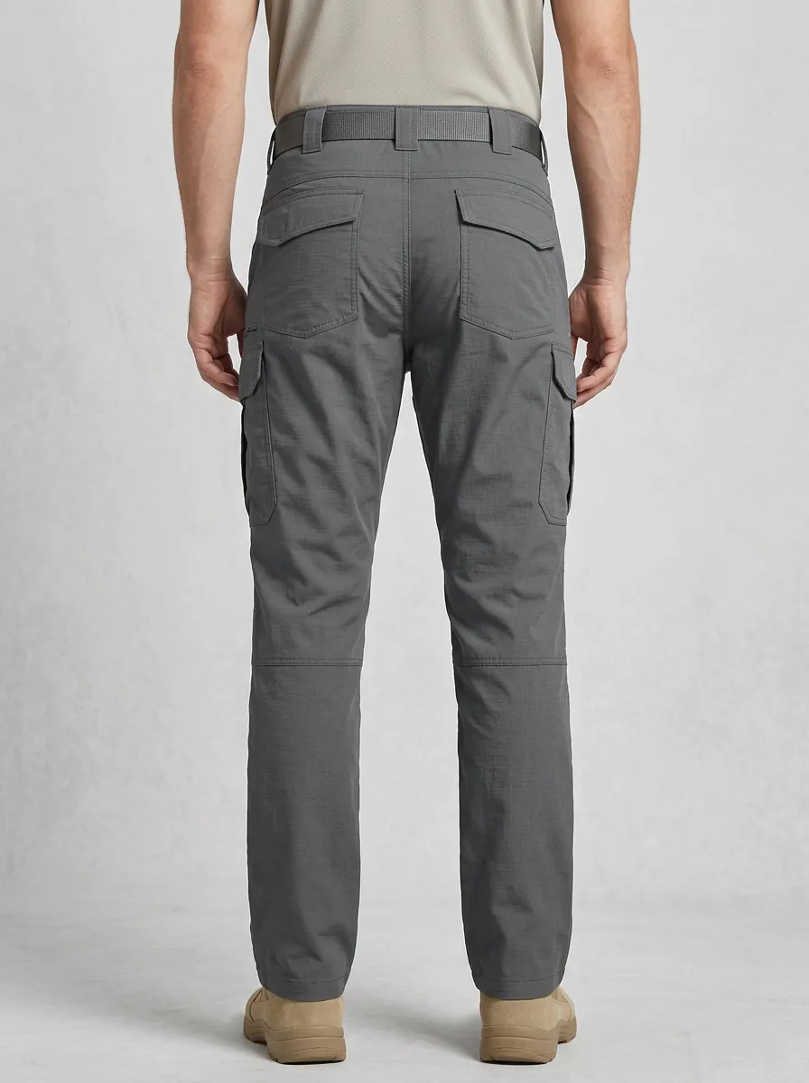 Daily Workwear with Articulated Knee Panels Multi-Pocket Workwear Cargo Pants