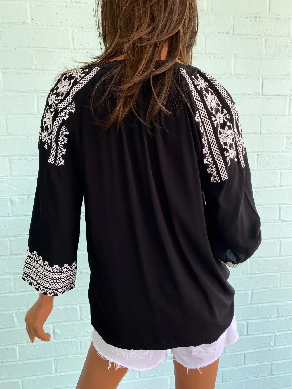 Embroidered Tassel Tunic