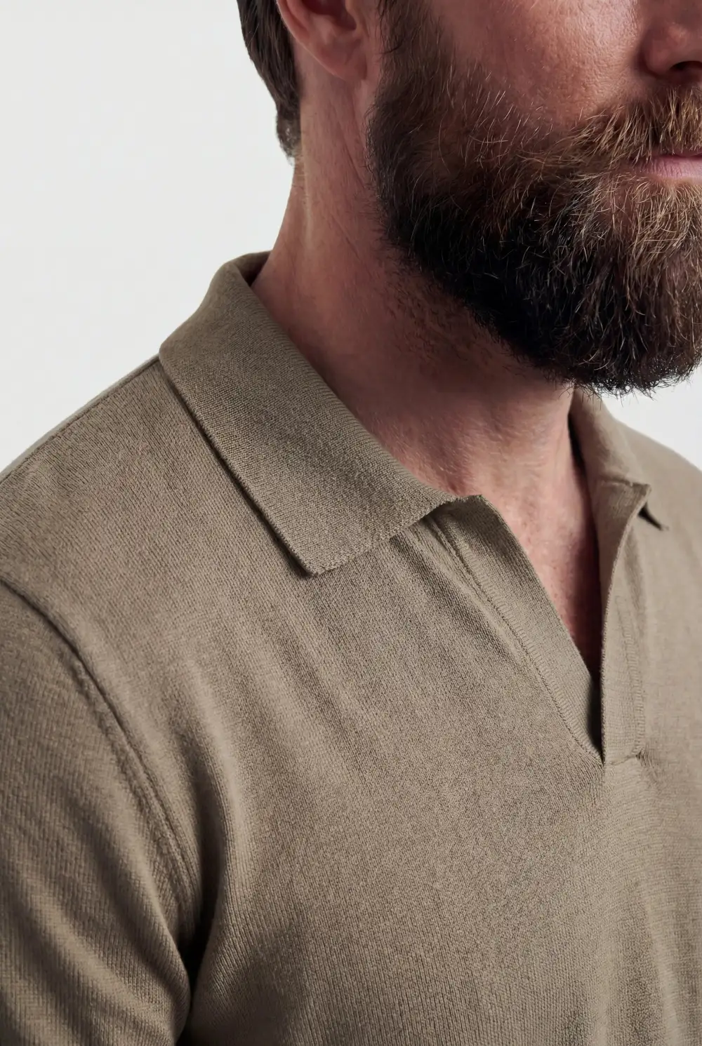 Knit Slim Fit Polo Shirt