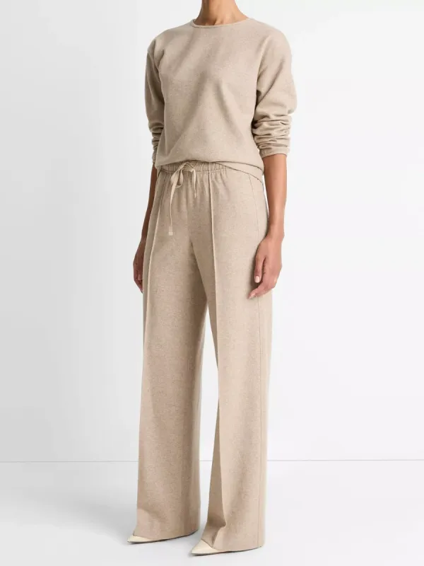 Drawstring Wide-Leg Pants