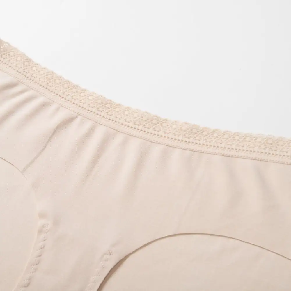 Seamless Lace-Trim Modal Panty