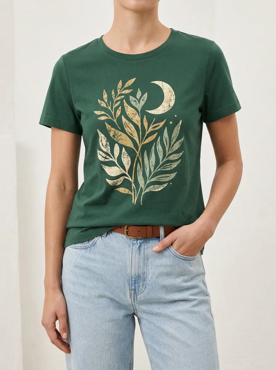 Botanical Graphic Relaxed Tee