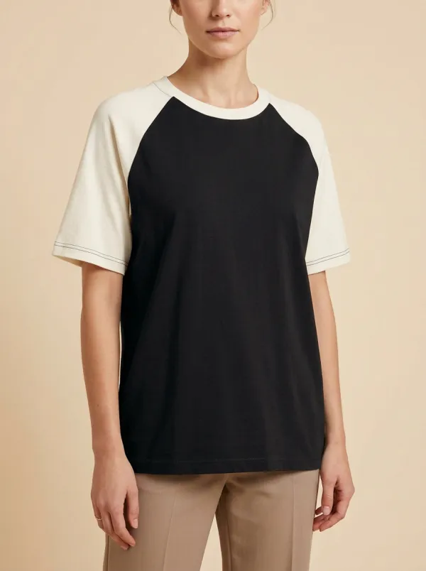 Women's Relaxed-Fit Raglan T-Shirt