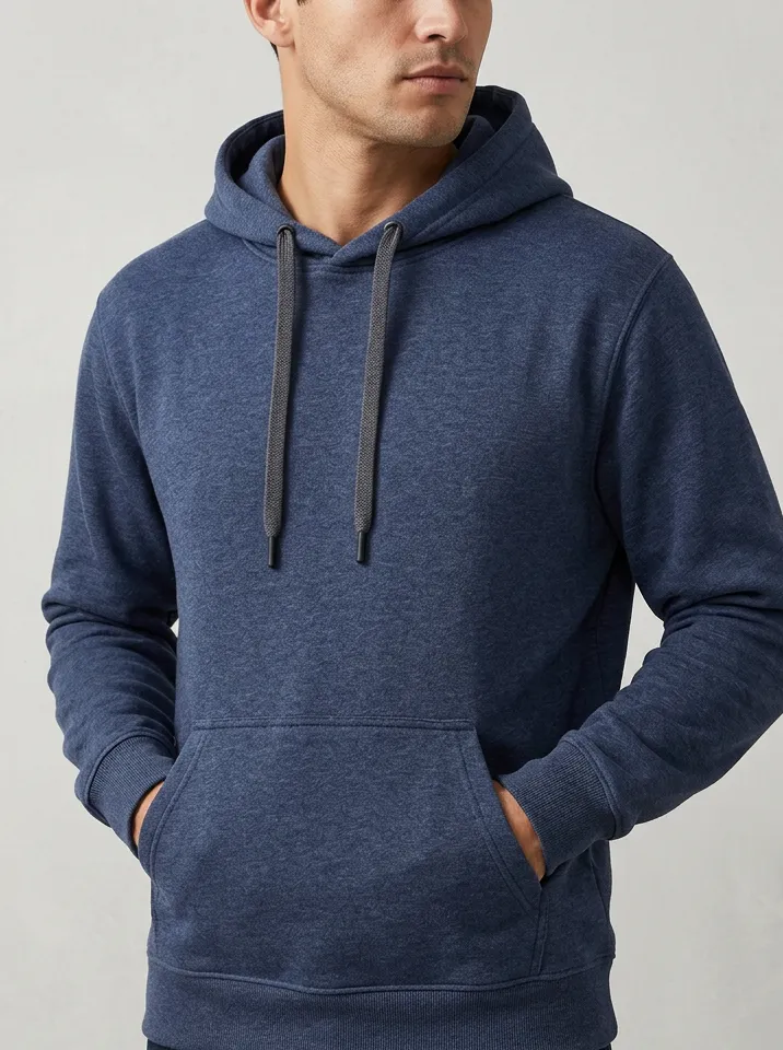 Men's Casual Layer Printed Hoodie