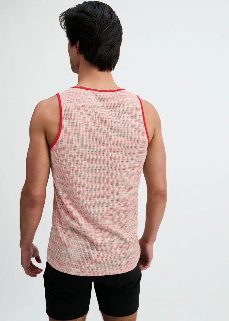 Streamlined Textured Knit Tank Top