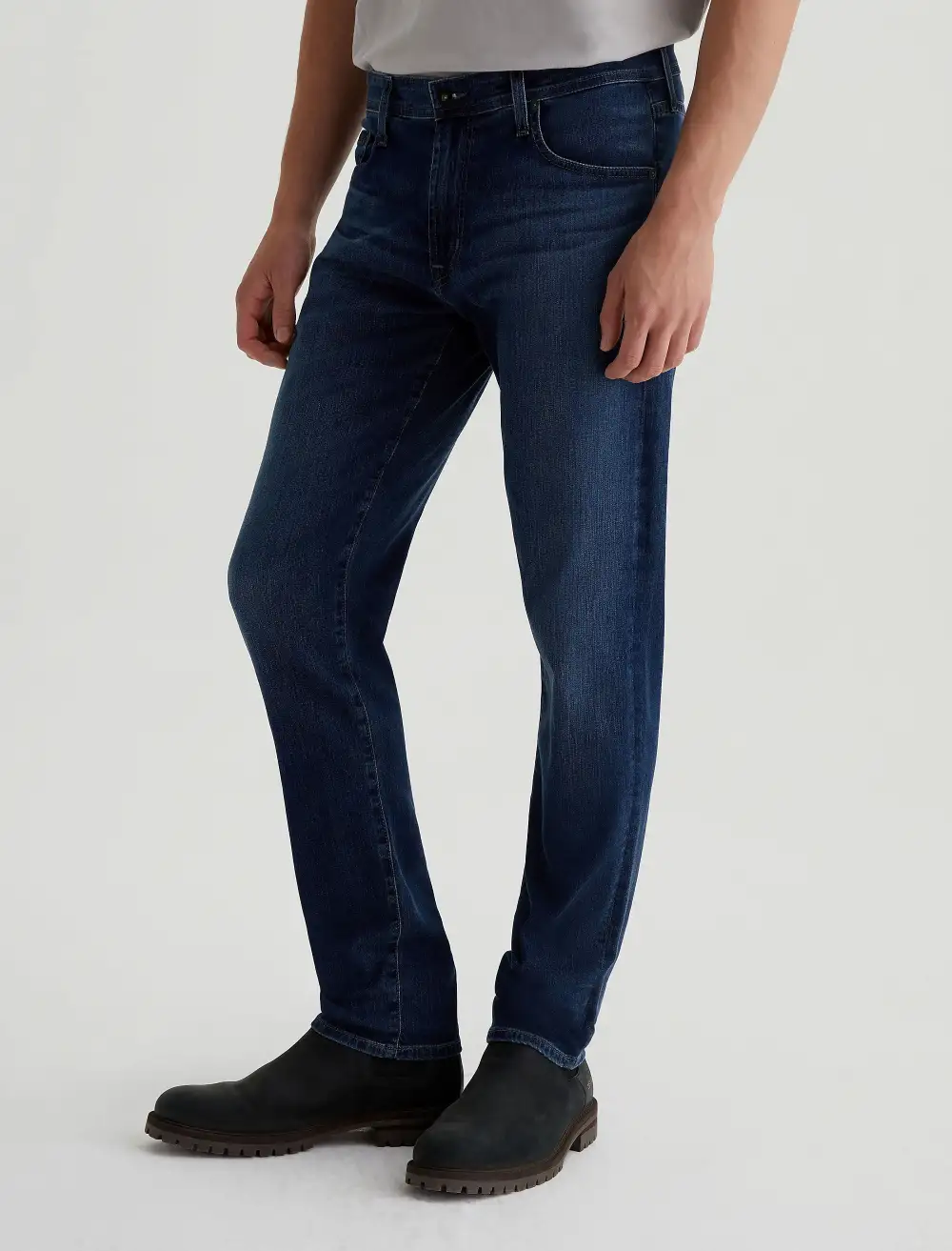Men's Modern Slim Five Pocket Nylon Blend Jeans