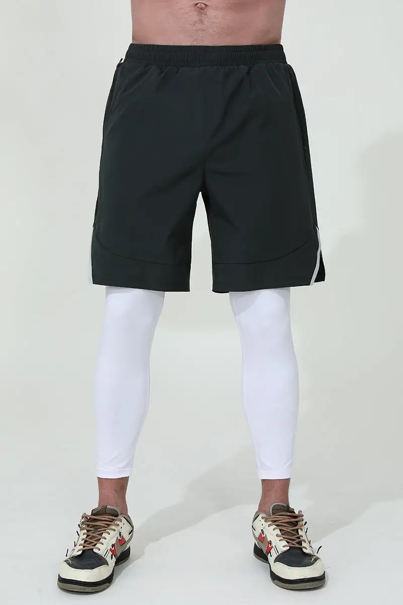 Dual Layer Stretch Athletic Shorts