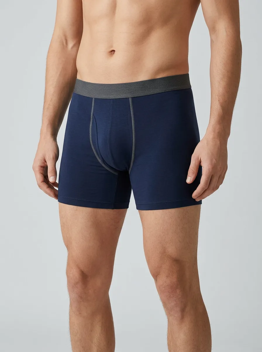 Men's Sport Elastic Waistband Boxer Briefs
