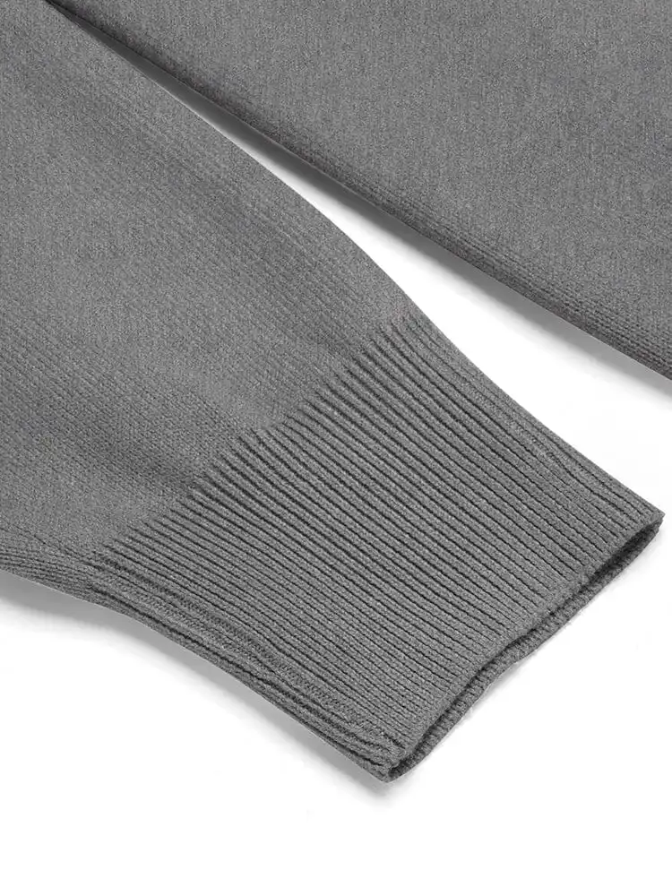 Quarter Button Textured Polo Shirt