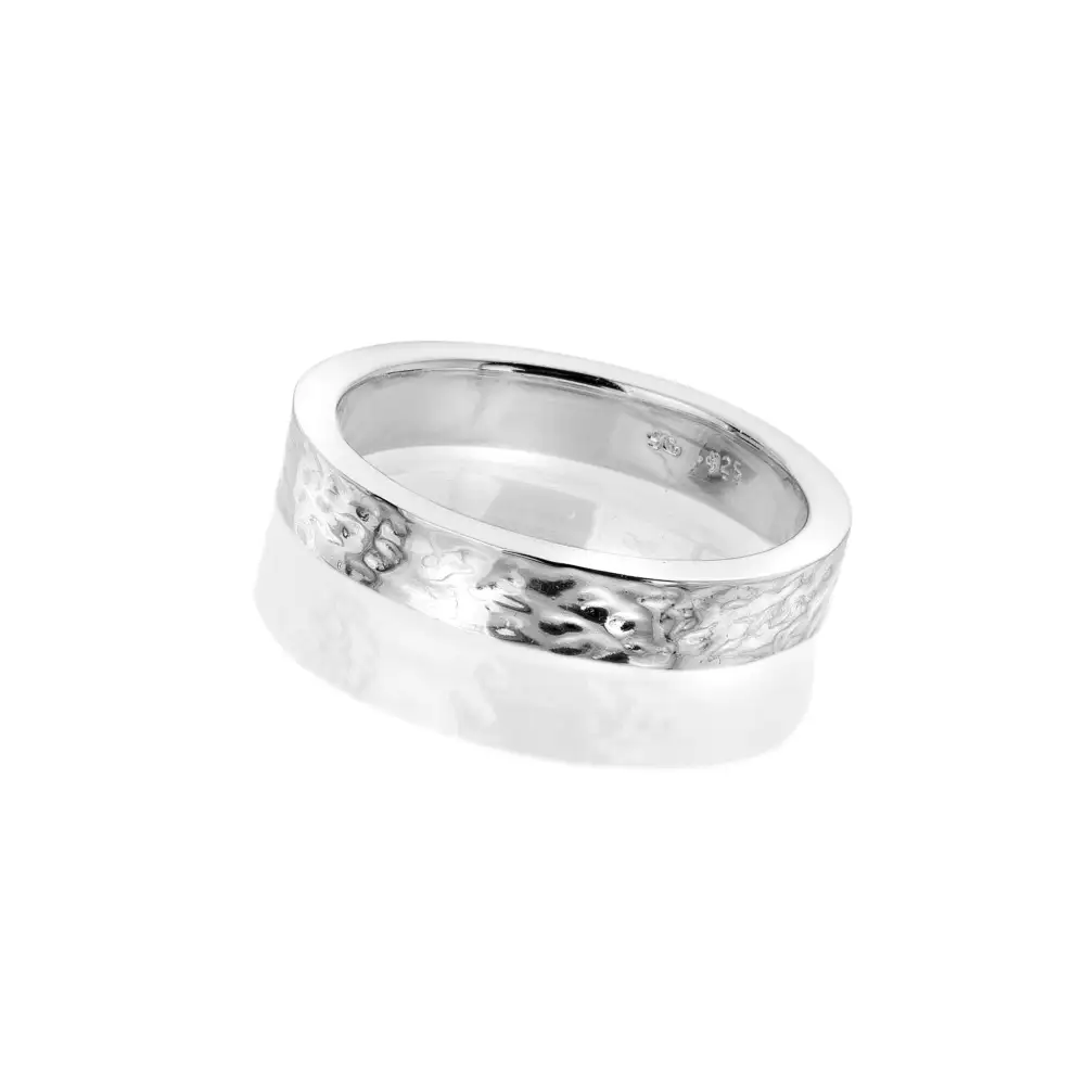 Engravable Textured Ring