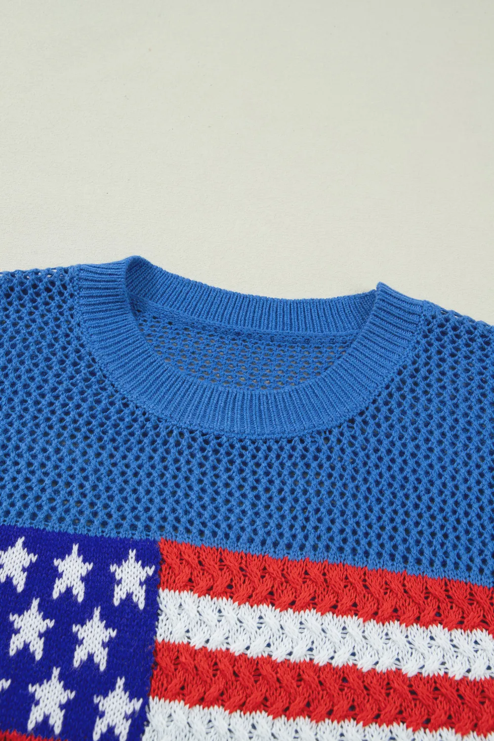 Sky Blue Graphic Short Sleeve Top