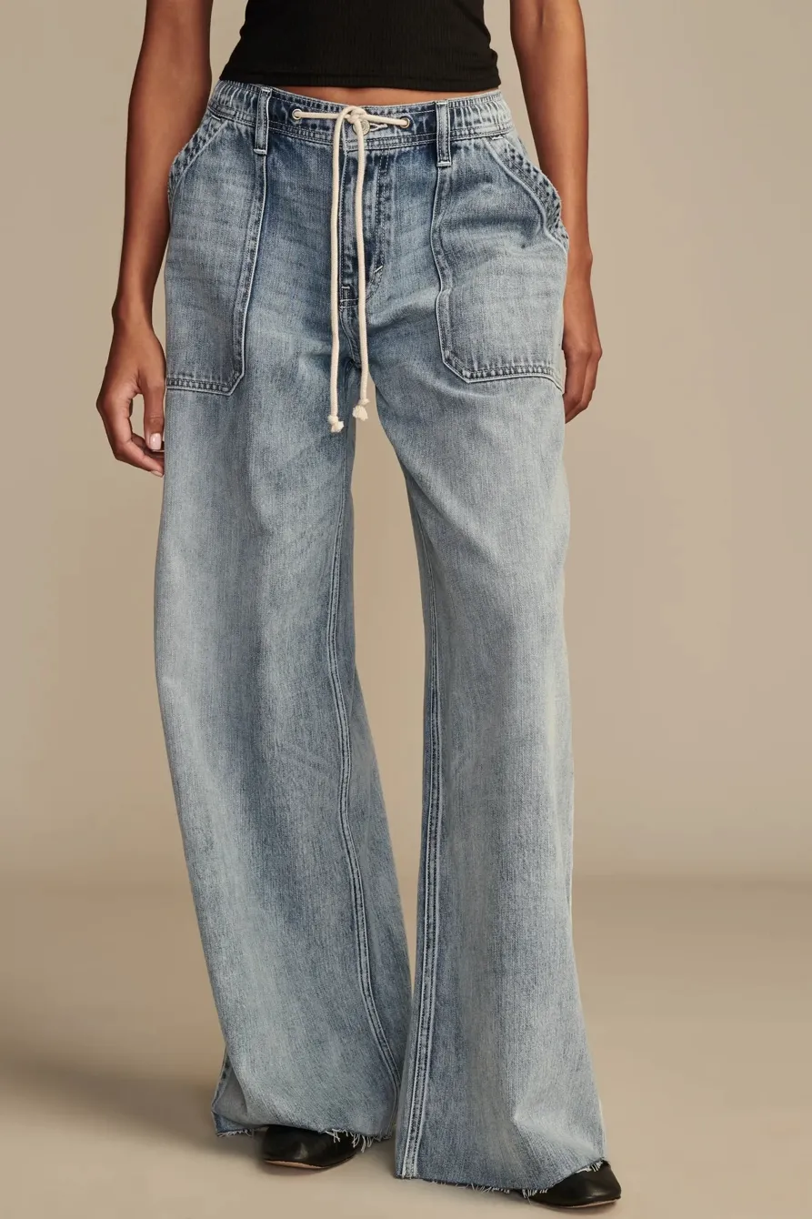 Patch Pocket Pull On Jean