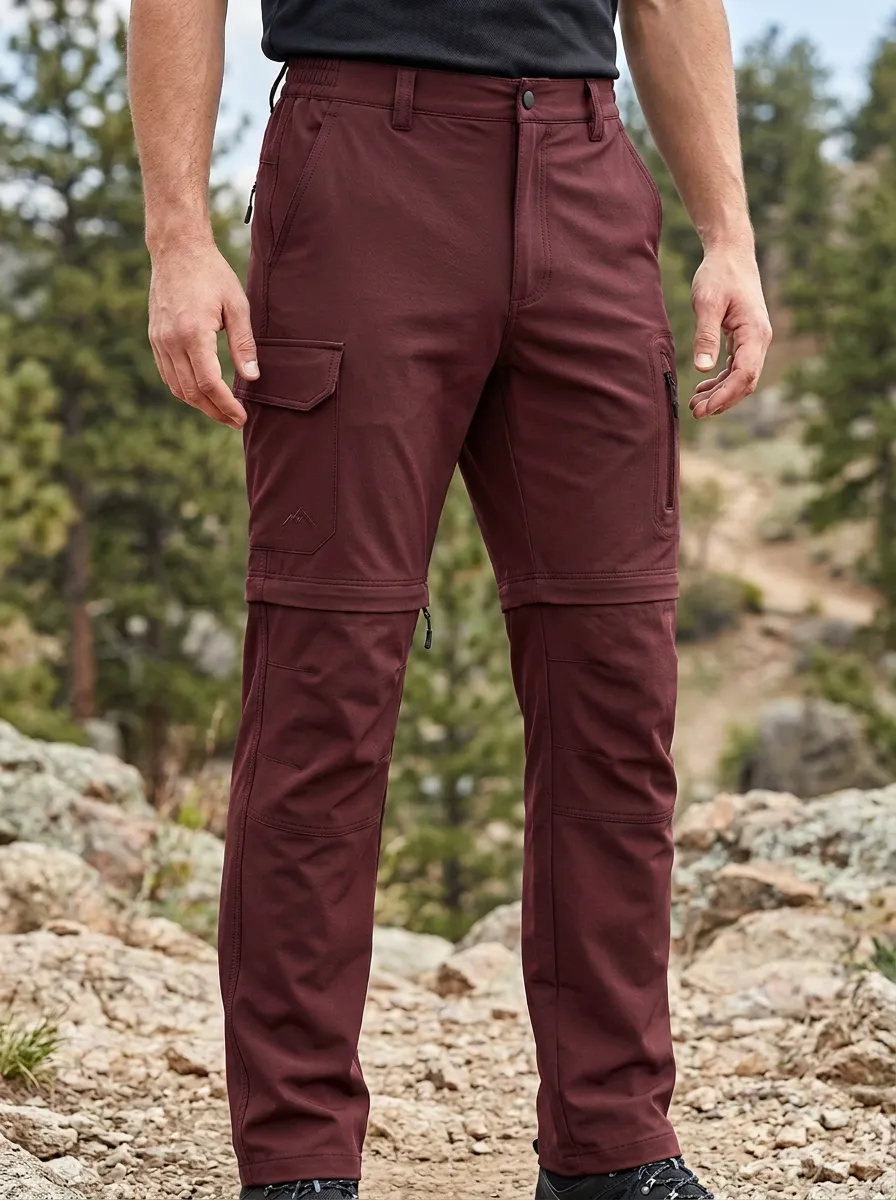 Men's Trail Field Waterproof Zip-Off Tactical Cargo Pants