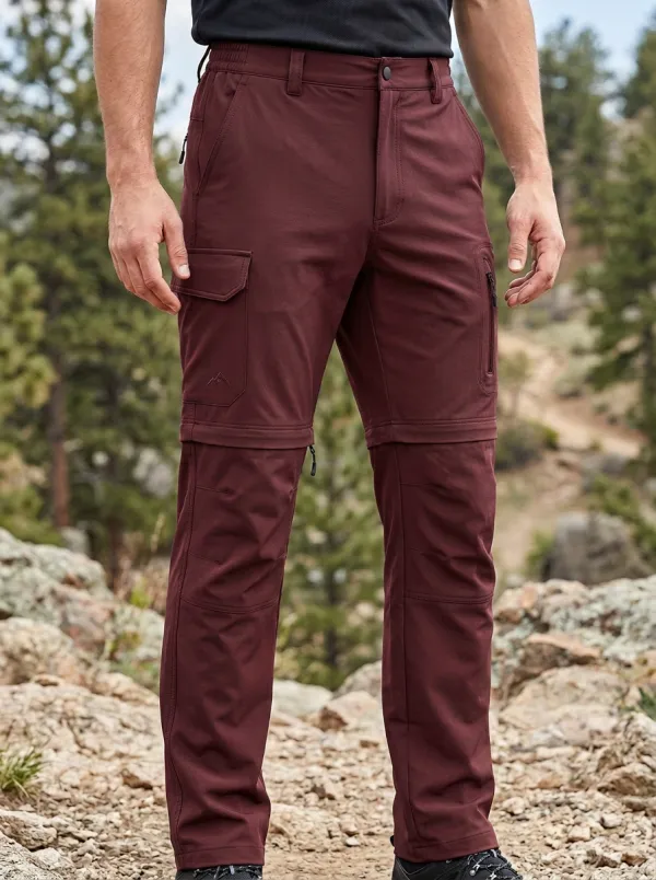 Men's Trail Field Waterproof Zip-Off Tactical Cargo Pants