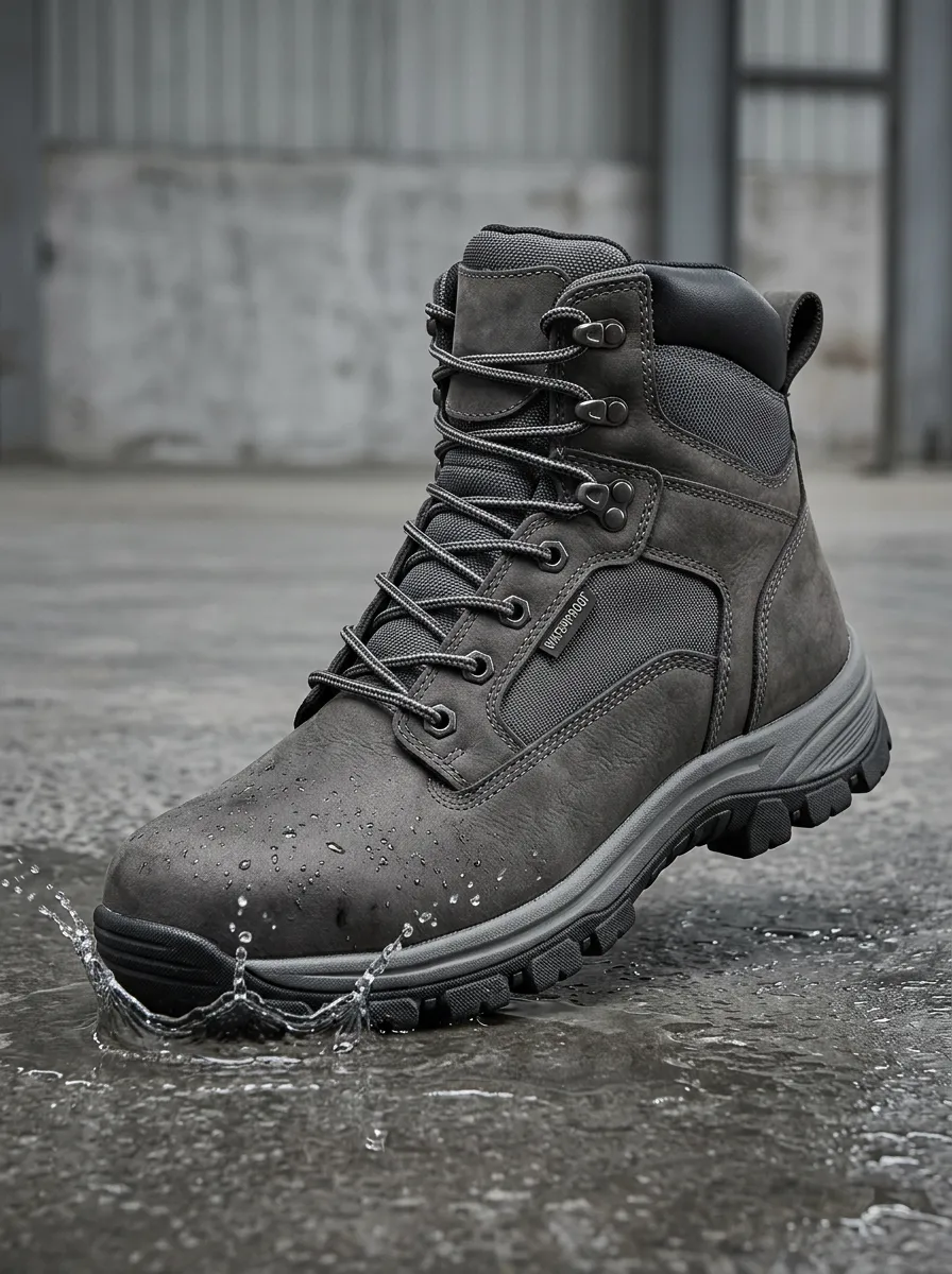 Outdoor-Ready Tactical Outdoor Men's Waterproof Work Boots