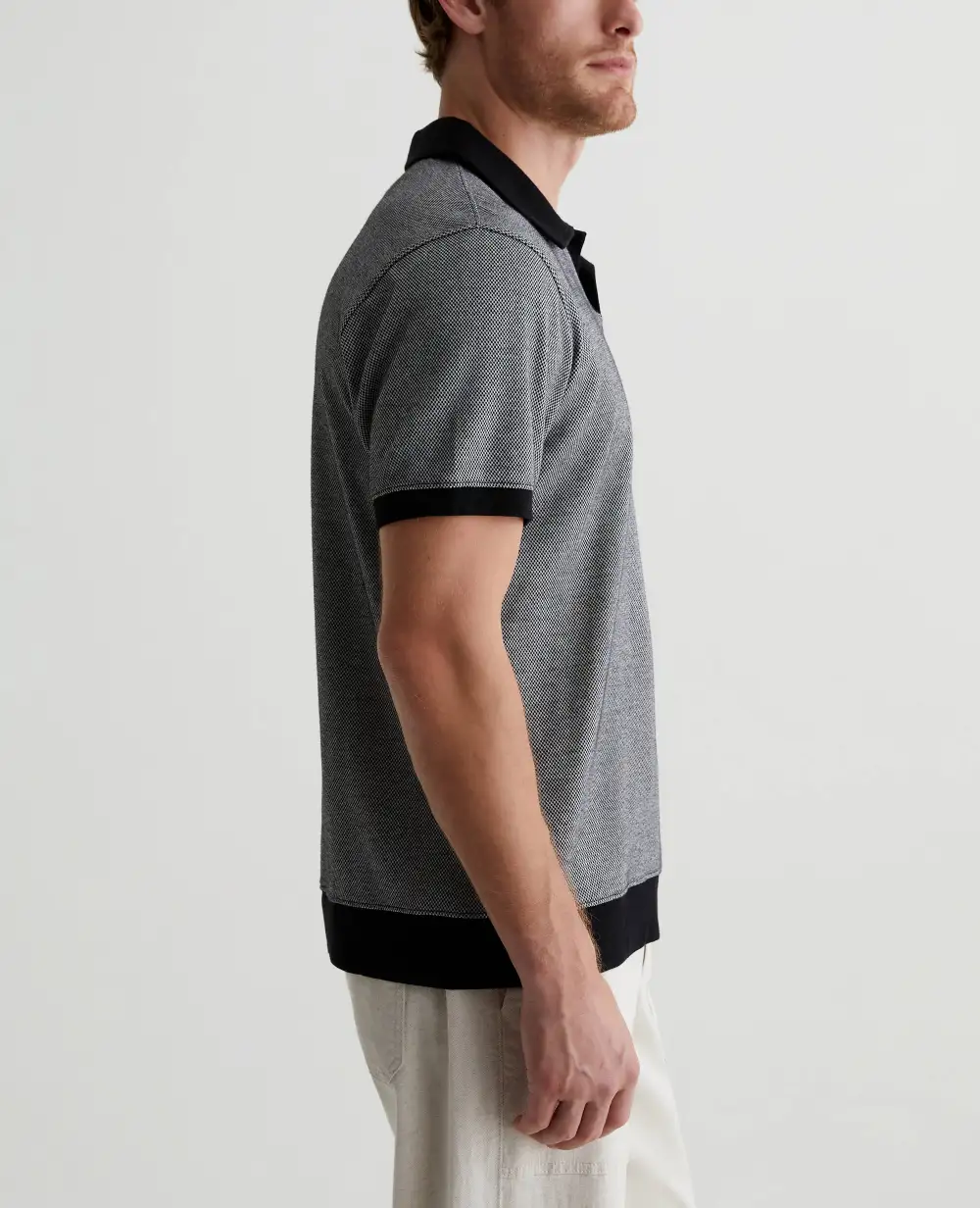 Men's Jacquard Polo Shirt