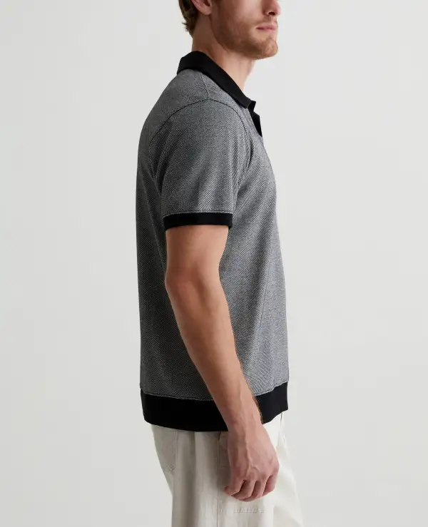 Men's Jacquard Polo Shirt