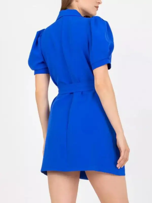 Soft Touch Tie Waist Mini Dress