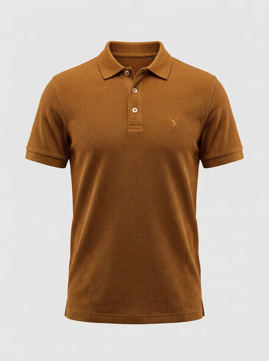 Bird-Detail Embroidered-Detail Men's Polo Shirt