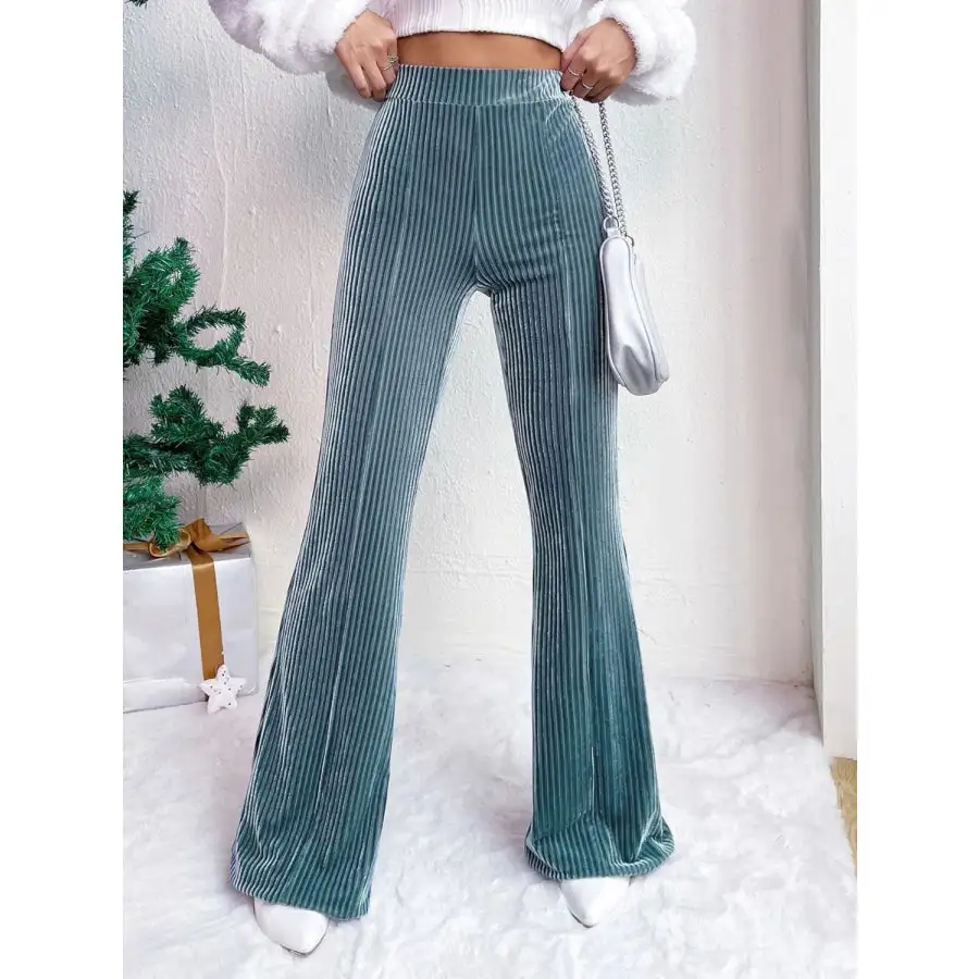 Classic High Waist Flare Pants