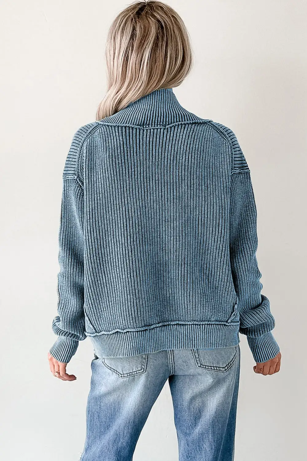 Patchwork Knit Cardigan