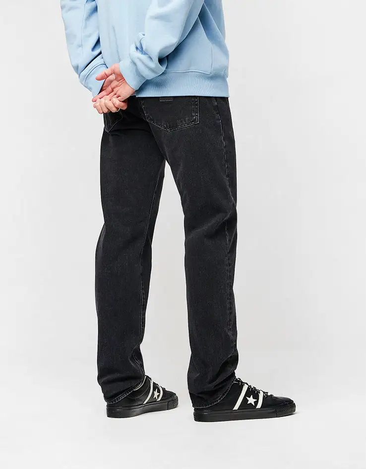 Versatile Stone Washed Baggy Denim Jeans