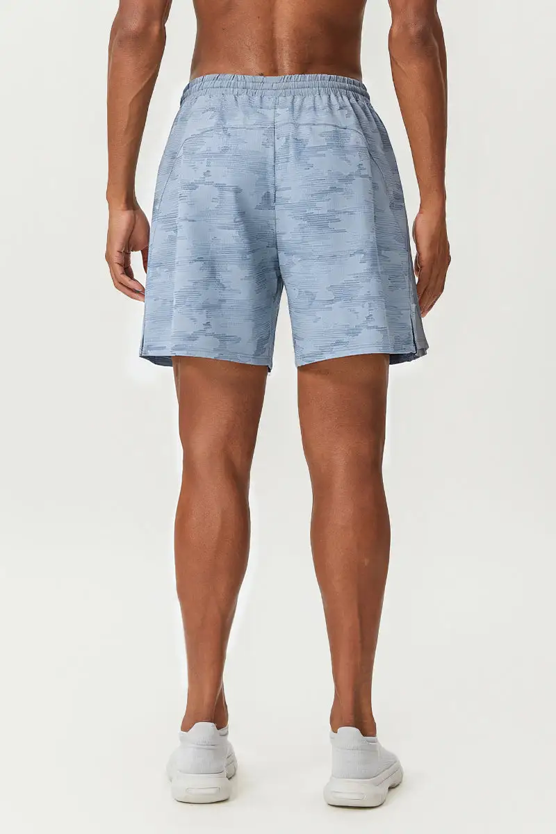 Breathable Side Pocket Mesh Athletic Shorts