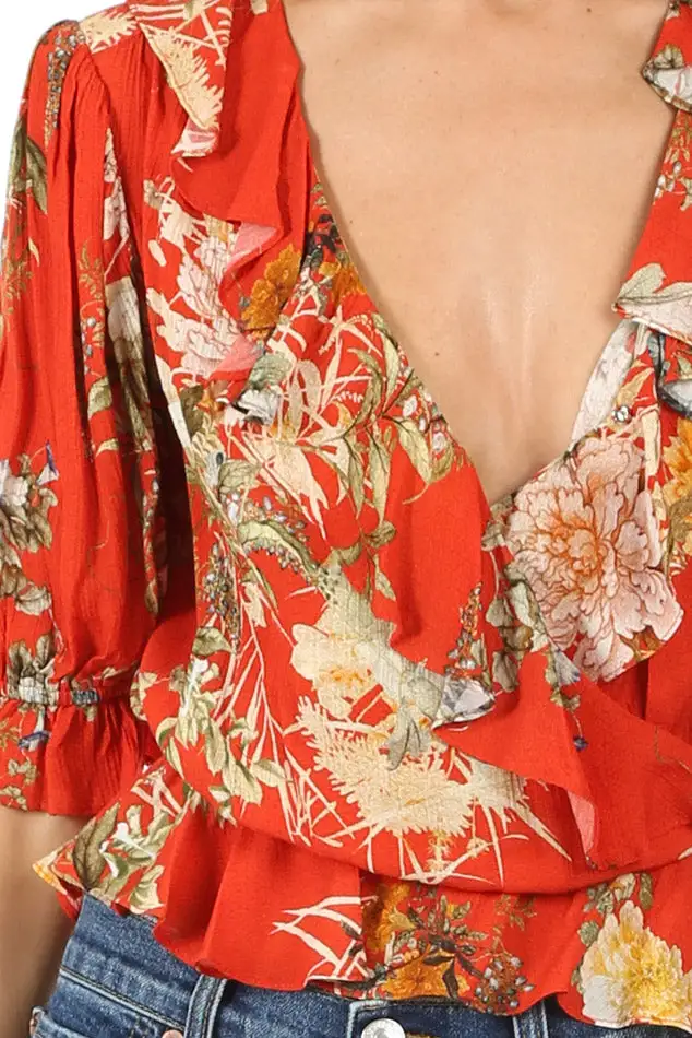 Floral Blouse Shirt