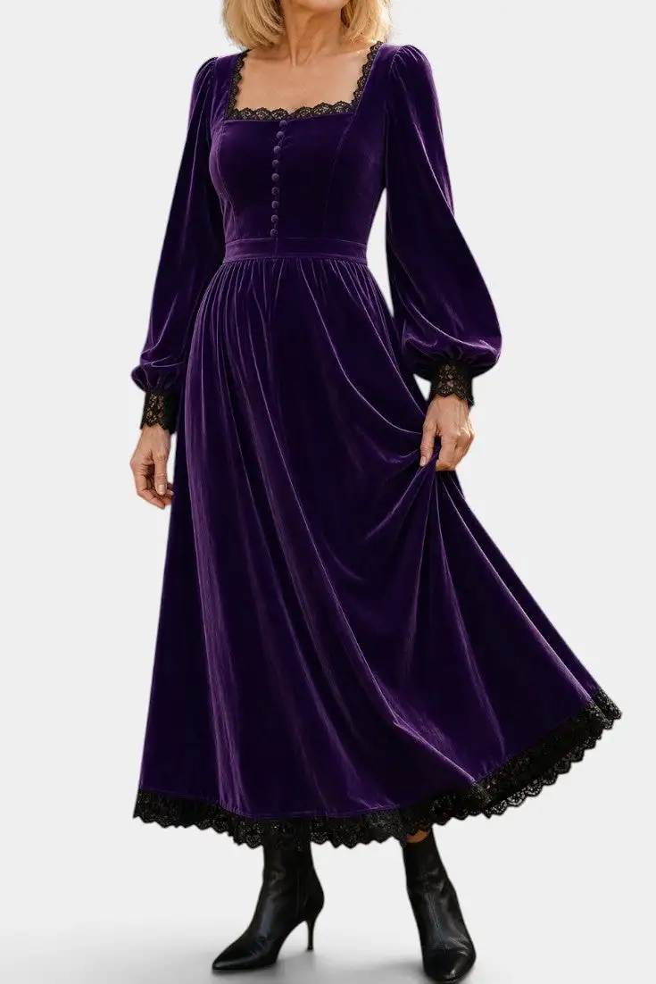 Velvet Maxi Dress