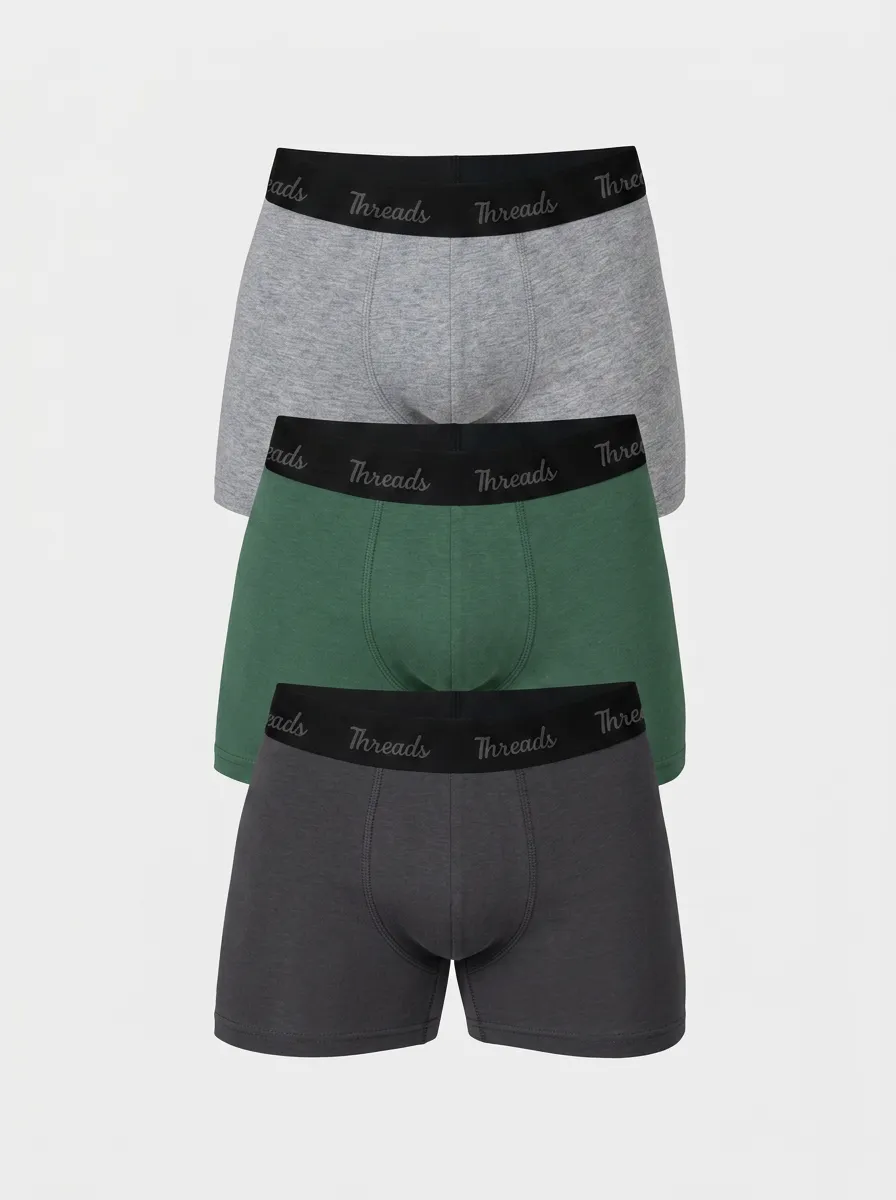 Everyday Boxer-Brief Men's Three-Pack Boxer Briefs