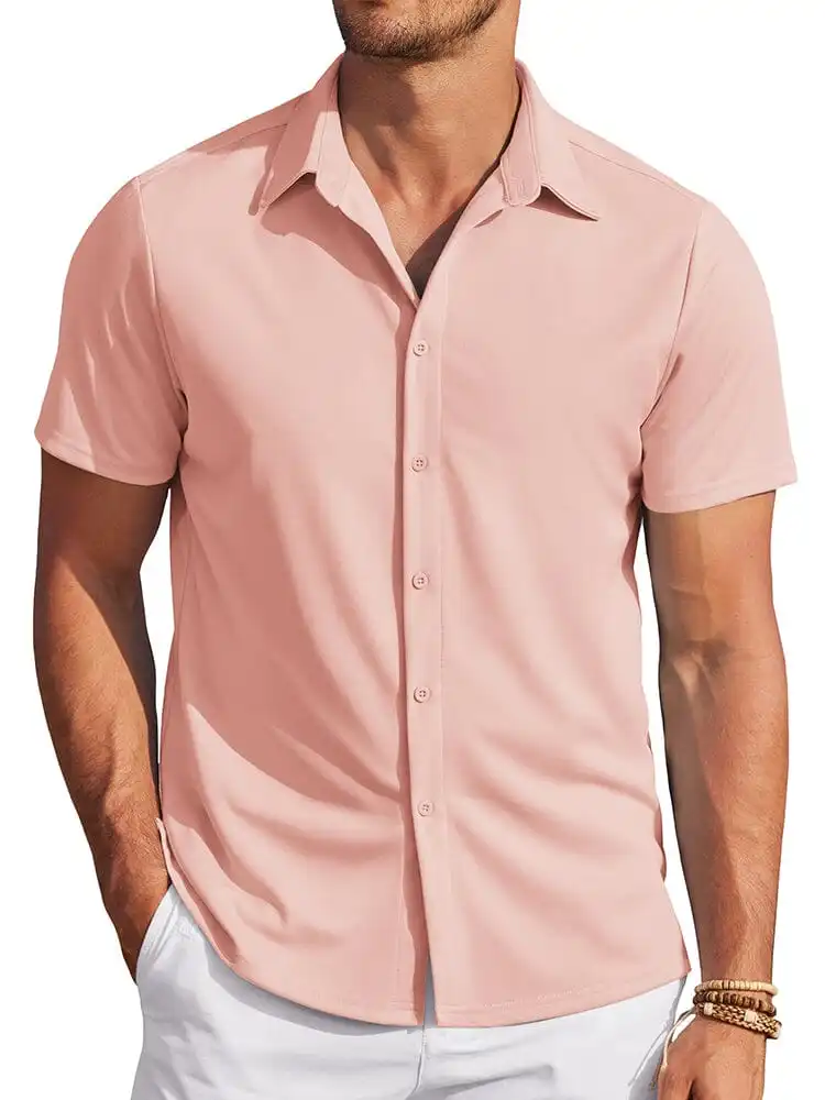 Casual Wrinkle Free Stretch Shirt