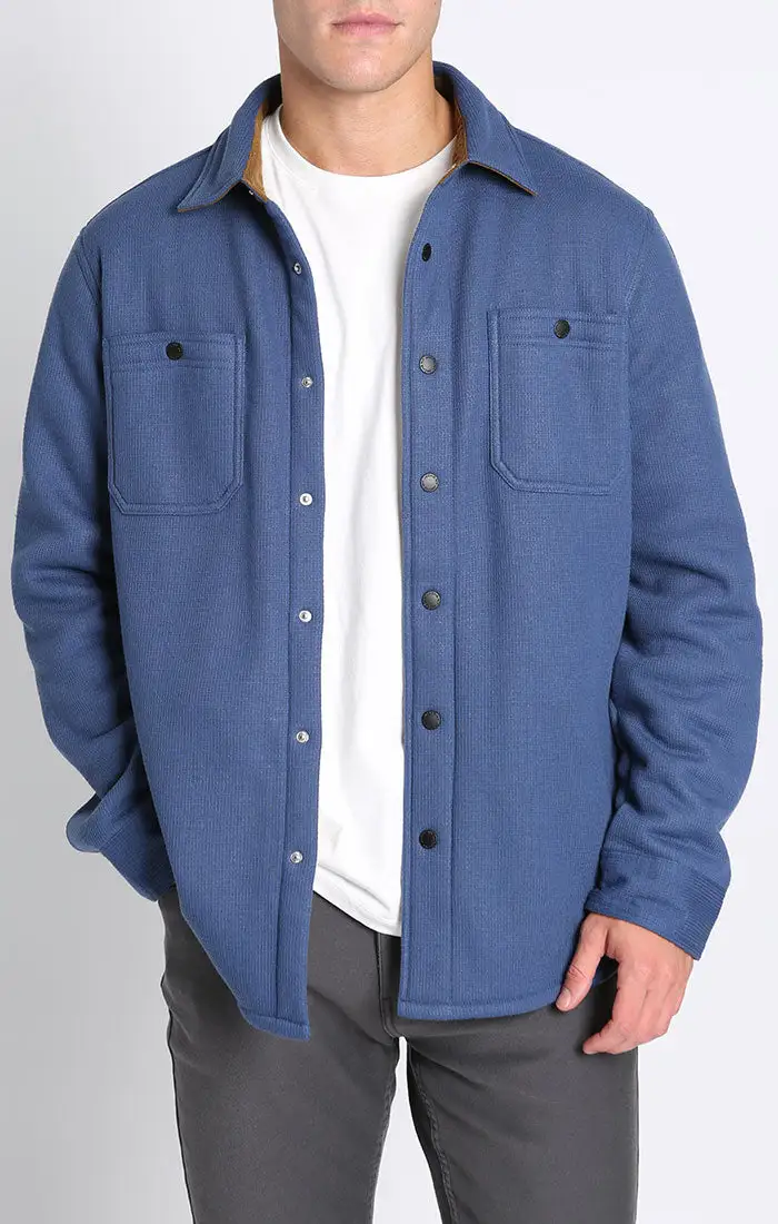 Bonded Waffle Snap Workshirt