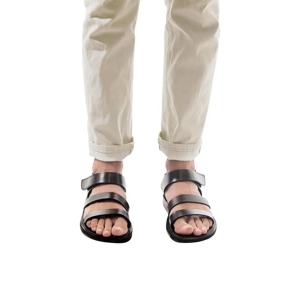 Everyday Leather Velcro Strap Sandals