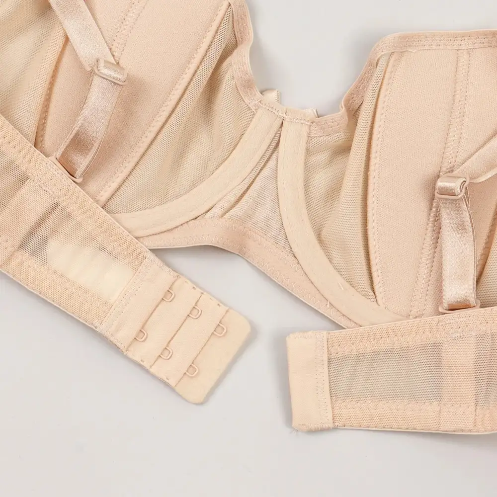 Bra with Triple-Row Band Adjustment