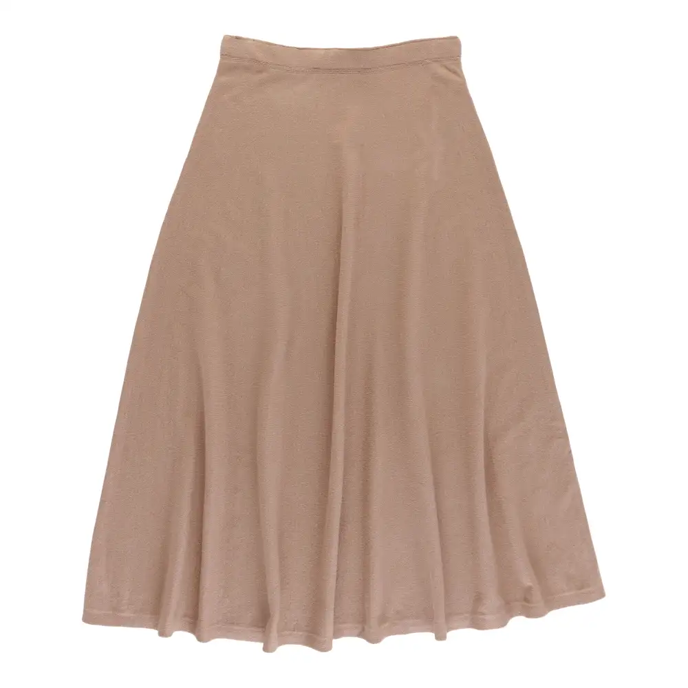Flowy Viscose Blend Midi Skirt
