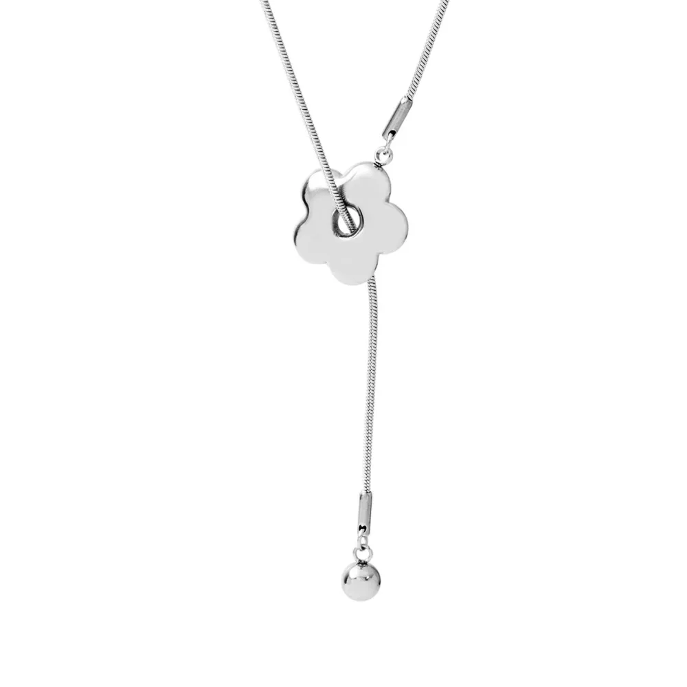 Futuristic Bloom Pendant Necklace