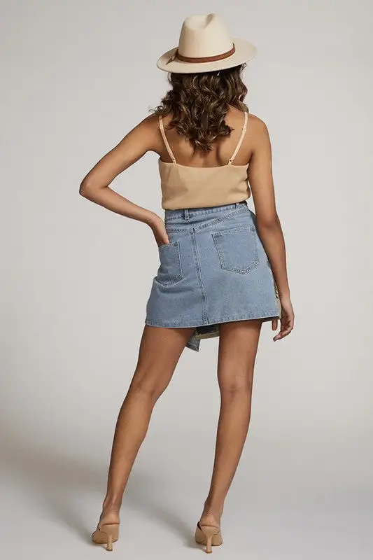 Everyday Denim Casual Skirt