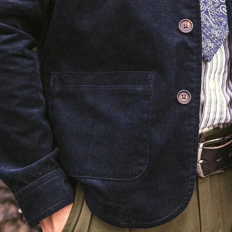 Structured Utility Corduroy Jacket