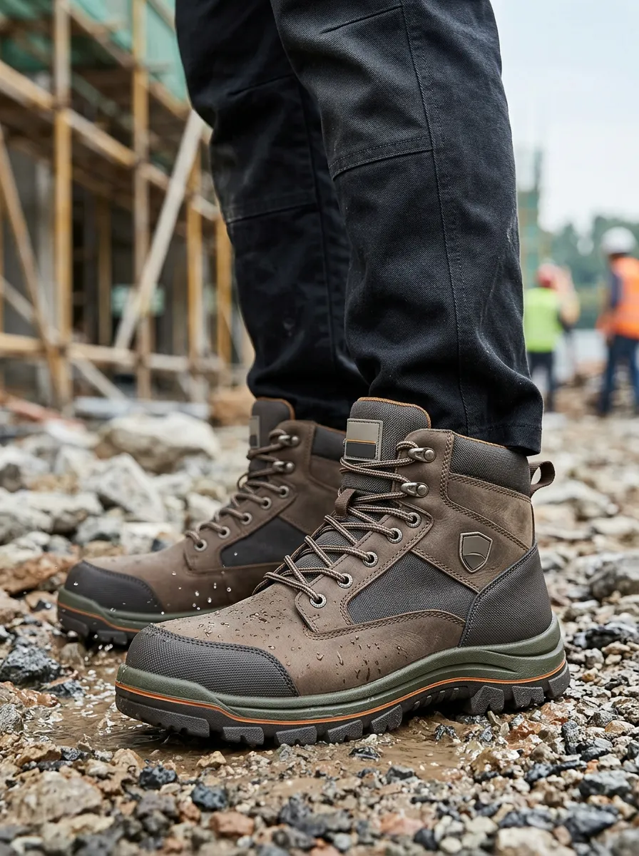 Practical Workwear Construction Men's Waterproof Work Boots