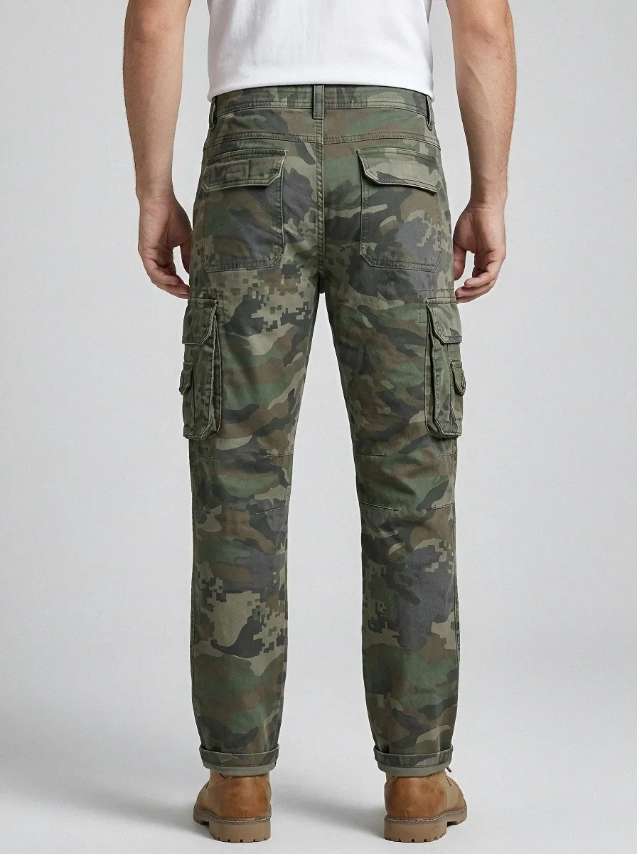 Urban-Utility Camouflage Camouflage Cargo Pants